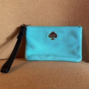 Kate Spade Turquoise Wristlet